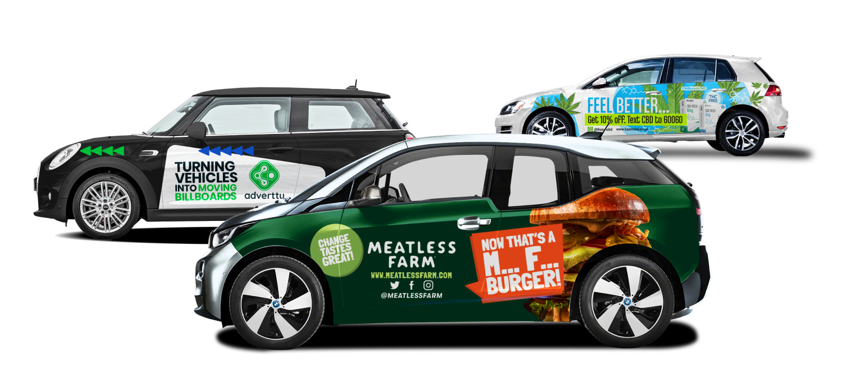 Adverttu Wrapped Tesla Model S